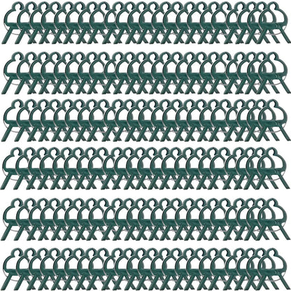 GXXMEI 100PCS Plant Clips Garden Clips for Tomato Cage, Tomatoes Clips Plant Support Clips for Bamboo Stakes, Climbing Plants, Vines, Gentle Plant & Flower Trellis Clips for Plant Stalks, Stems