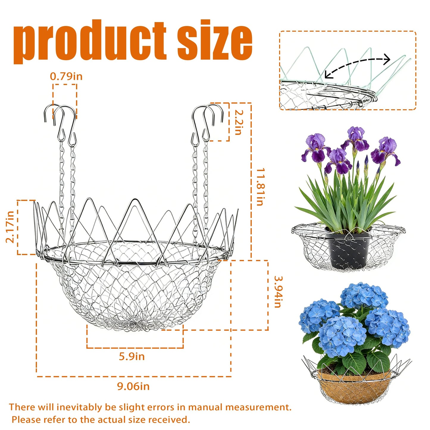 AVRIHVVE Plant Risers for Inside Pots for Any Height, 1pcs Plant Lifters for Inside Pots for Opening 12-18" Wide,Adjustable Planter Insert,Lift Kit Planter Insert (1 pcs)
