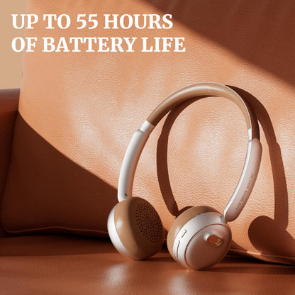 Black Emblem X3 Wireless Bluetooth Headphones, Adaptive Active Noise Cancelling, Hi-Fi Deep Bass, Lightweight Headset with Cloud Foam Cushion, 55H Playtime, Built-in Mic for Phone/PC/Travel/Gaming