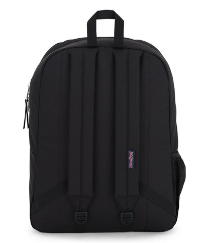 JanSport Cross Town Backpack 17" x 12.5" x 6" - Simple Bag for Everyone with 1 Main Compartment, Front Utility Pocket - Premium Class Accessories - Black