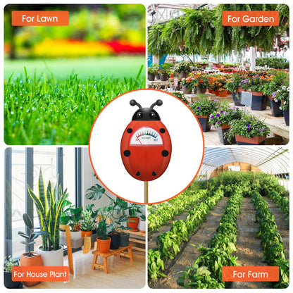 UNIWA Soil Moisture Meter, Plants Moisture Meter, Gardening Tool Kits for Plant Care, Plant Water Monitor for Garden, Farm, Lawn Indoor & Outdoor Use, No Batteries Required