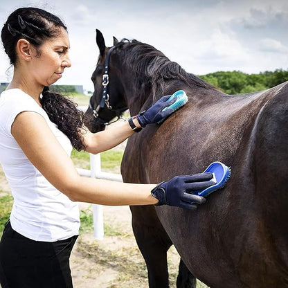Intrepid International Magic Horse Brush, for Horse Grooming Kit w/Durable Plastic Bristles, Horse Brushes for Grooming, Dark Pink