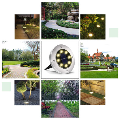 INCX 4.6 inch Solar Lights Outdoor Waterproof,12 Pack Solar Lights for Outside, Solar Garden Lights Landscape Lighting for Patio Pathway Lawn Yard Deck Driveway Walkway, Warm White