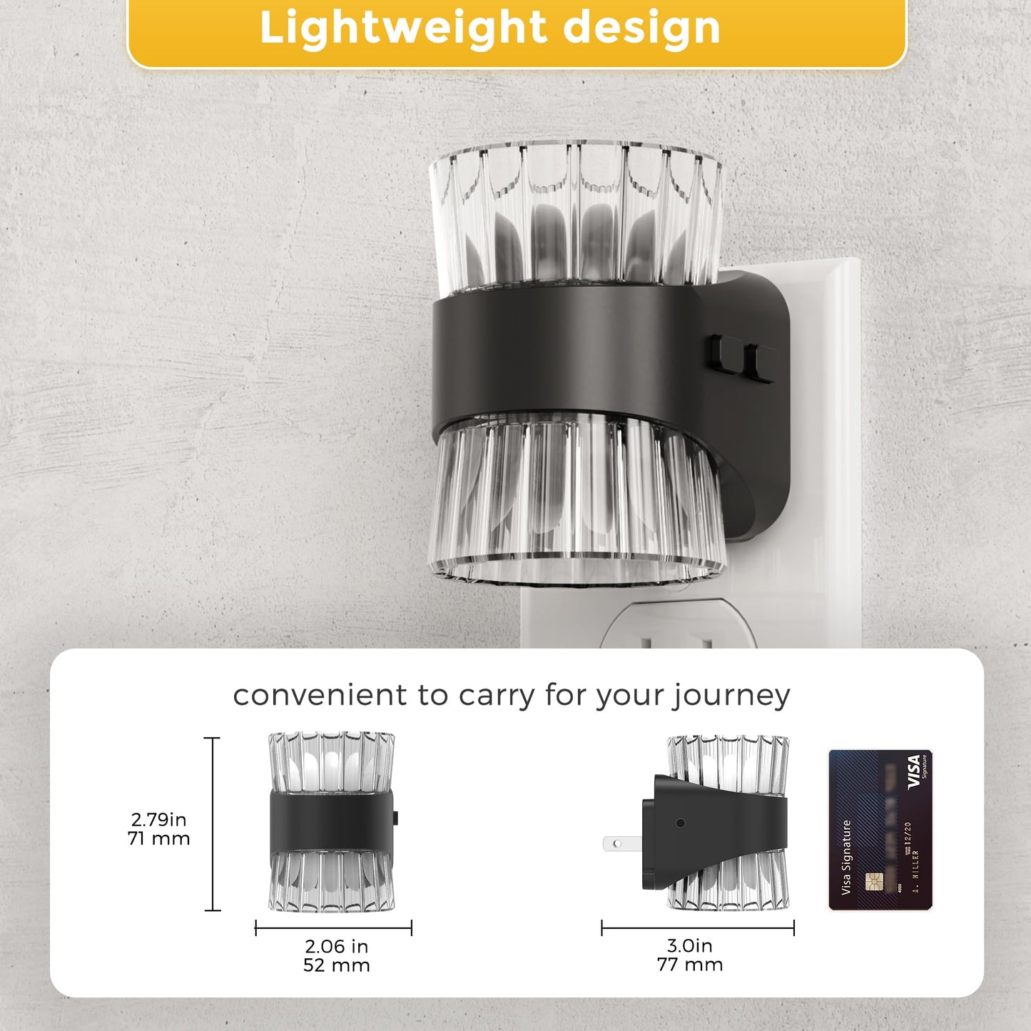 L LOHAS LED Night Light, Bubble Night Lights Plug into Wall,2 Pack 3000K/4000k/5000K Adjustable Color Temperature Night Light,Dimmable Nightlights with Dusk to Dawn Sensor for Rooms Bathroom Hallway