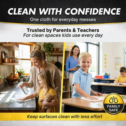 AERAI GROUP Microfiber Magic Streak Free Cleaning Cloth 10 Pack Clean Any Surface with Just Water Eco Friendly Perfect for Window, Mirror, Glass, Kitchen, Counters, Appliances, Car, Cycle, TV Screen