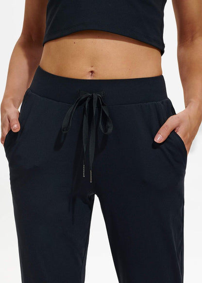 Libin Women's Joggers Pants Athletic Sweatpants with Pockets Running Tapered Casual Pants for Workout,Lounge, Mauve XL