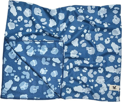 Dock & Bay Pet Towel - Super Absorbent & Quick Drying Dog Towels with Bag - 100% Recycled - K9 Camo, Large (120x70cm, 47x27)