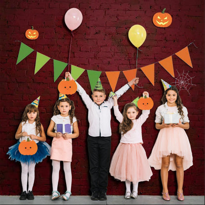 Cheerland Pumpkin Gift Bag Fall Party Favor Bags Cute Friendsgiving Goodie Treat Bag for Kids Birthday Baby Shower Autumn Theme Festival Harvest Thanksgiving Party Classroom Celebration Supplies 8pcs