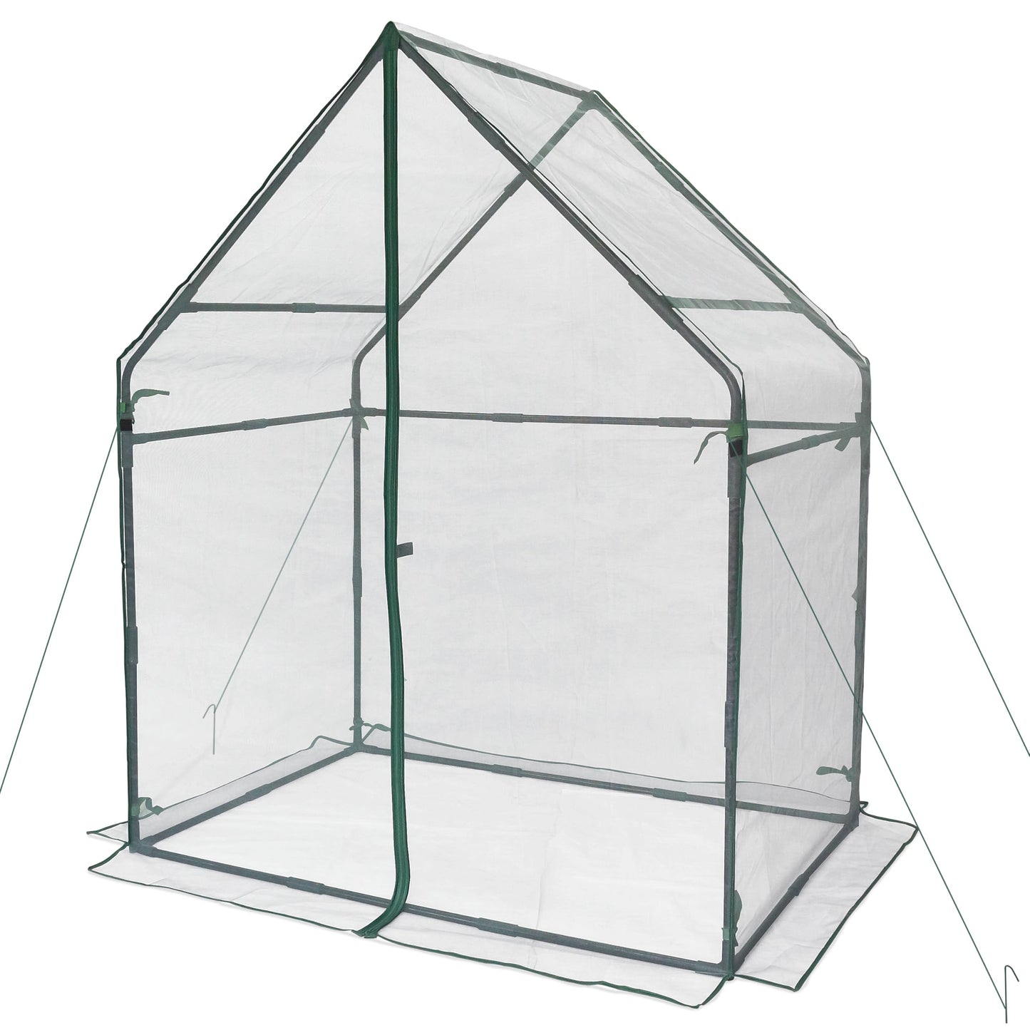 Gardzen Mini Greenhouse with Mesh Cover, Portable Outdoor Greenhouse, Enhanced Ventilation, Ideal for Spring, Summer & Fall 36.2"(L) x53.3(W) x66.1(H)