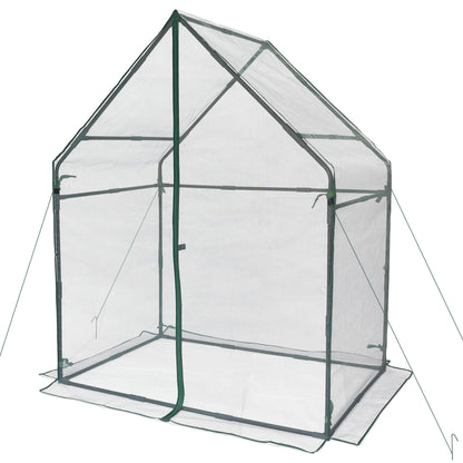 Gardzen Mini Greenhouse with Mesh Cover, Portable Outdoor Greenhouse, Enhanced Ventilation, Ideal for Spring, Summer & Fall 36.2"(L) x53.3(W) x66.1(H)