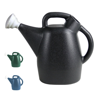 Chapin 47998 Watering Can, 2 Gallon, Indoor and Outdoor Plants, Lawn, Garden, Removable Nozzle, Drip-Free Sprinkler Head, Recycled Plastic, Black