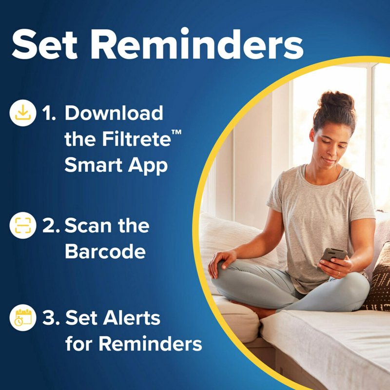 Filtrete 20x20x1 AC Furnace Air Filter, MERV 14, MPR 2500, High Performance Premium Allergen, Ultrafine Particles, Bacteria & Virus Filter, CERTIFIED Asthma & Allergy Friendly, 4-Pack