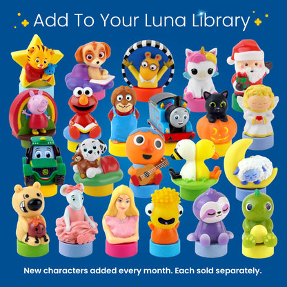 Luna Storytime Projector - 5 PAW Patrol Skye & 5 Classic Read-Aloud Stories, 10 Songs, Night Light & Soothing Dream Music - Children, Kids & Toddlers Ages 3+