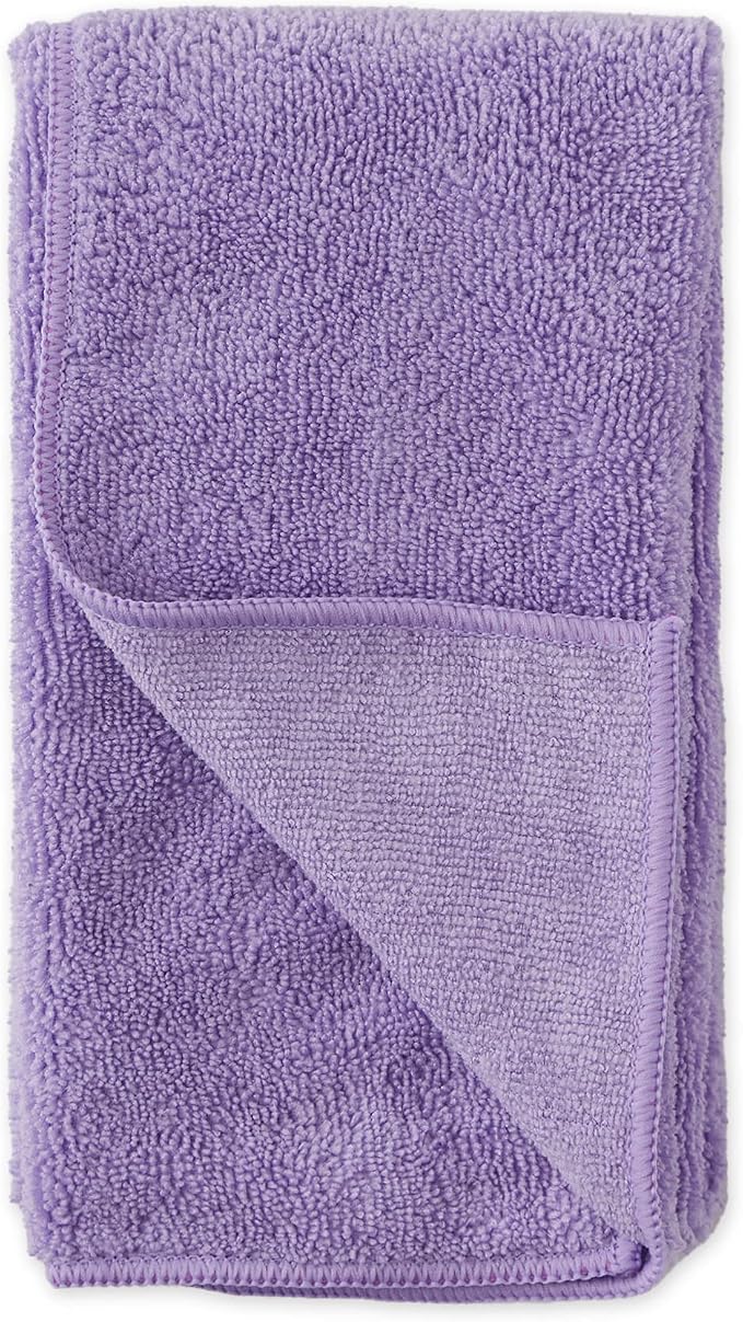 Bone Dry Pet Grooming, Embroidered Microfiber Towel Drying Collection, 15x30, Lavender