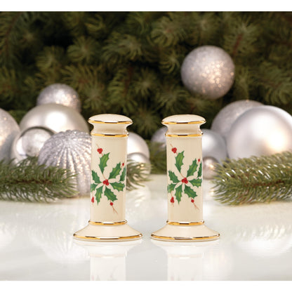 Lenox 840149 Holiday Salt & Pepper Set, Christmas Hosting