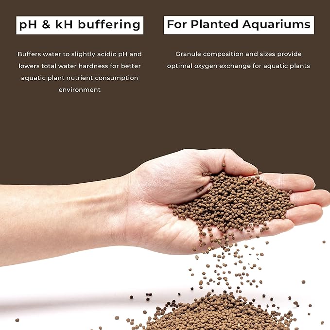 Ultum Nature Systems Controsoil - Freshwater Aqua Soil Substrate for Fish, Shrimp, Live Plant Propagation and Aquascaping - 6.8pH Low Ammonia, Volcanic Ash - Brown, Fine (1 Liter)