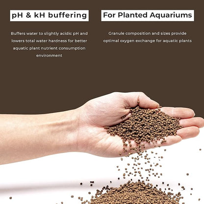 Ultum Nature Systems Controsoil - Freshwater Aqua Soil Substrate for Fish, Shrimp, Live Plant Propagation and Aquascaping - 6.8pH Low Ammonia, Volcanic Ash - Brown, Fine (1 Liter)