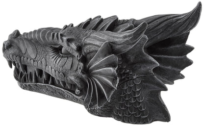 Design Toscano Stryker the Smoking Dragon Sculptural Incense Box