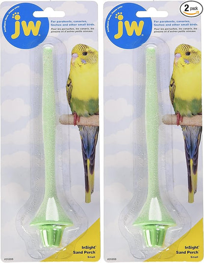 JW Pet Insight Sand Perch, Small, Assorted Colors (Pack of 2)