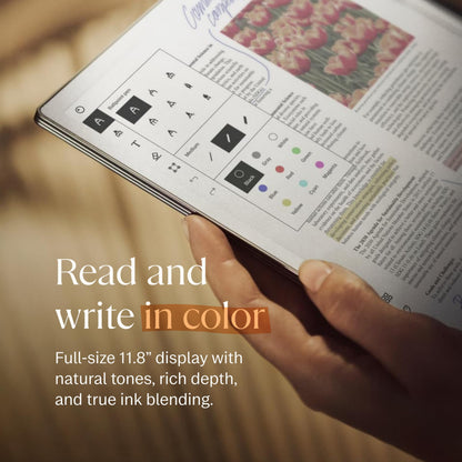 reMarkable Paper Pro Bundle – Includes 11.8” reMarkable Paper Tablet, and Marker Plus Pen with Eraser