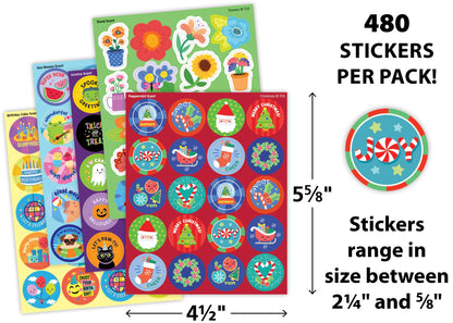 Teacher Created Resources Seasons & Holidays Smelly Stickers Variety Pack (TCR10331)