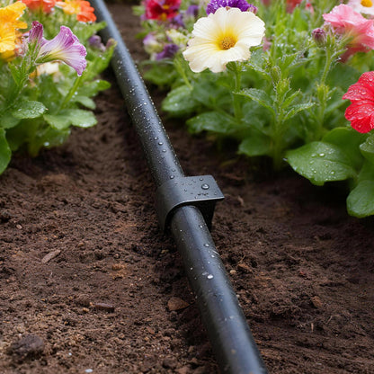 Copadri 35 Pieces 1/2 Inch Drip Irrigation Hold Down Anchor Stakes, 4.5-Inch Plastic 1/2'' Heavy-Duty Tubing Holder Stakes for 1/2'' Irrigation Tubing Garden Vegetable Flower Beds Drip Supplies