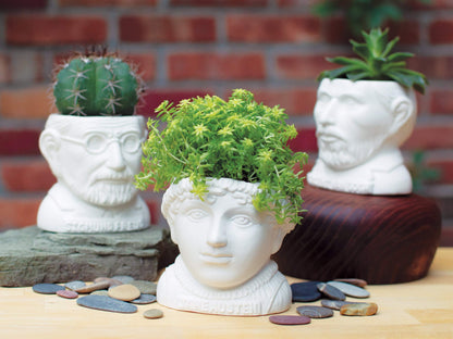 The Unemployed Philosophers Guild Jane Austen Bust Ceramic Planter