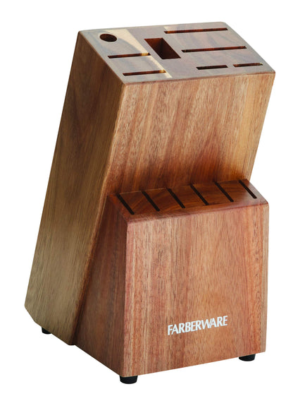Farberware Juego de cuchillos de acero Inoxidable con sello bloque de 15 piezas