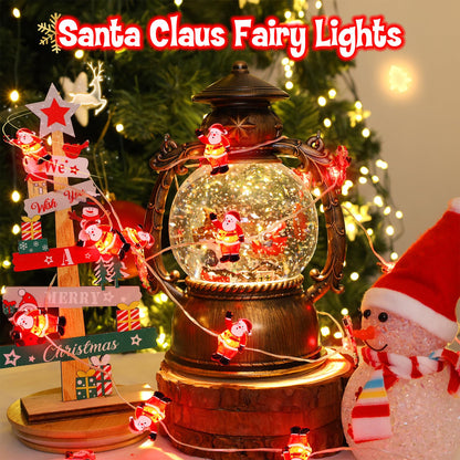 cshare Christmas String Lights, 30 LED Twinkling Indoor Decor, 9.8ft, White, Battery Operated, Model CS-SDKJ, 3 Packs