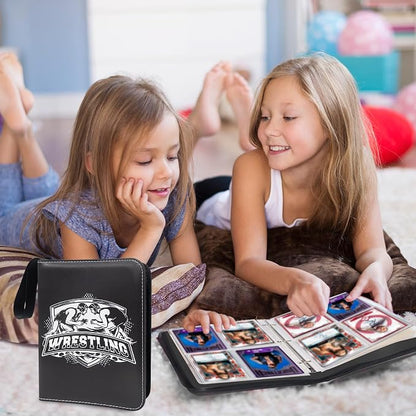 400 Pockets Card Binder for Trading Cards,Portable Waterproof Storage Bag with Removable Sleeves for Sports Cards Collectors