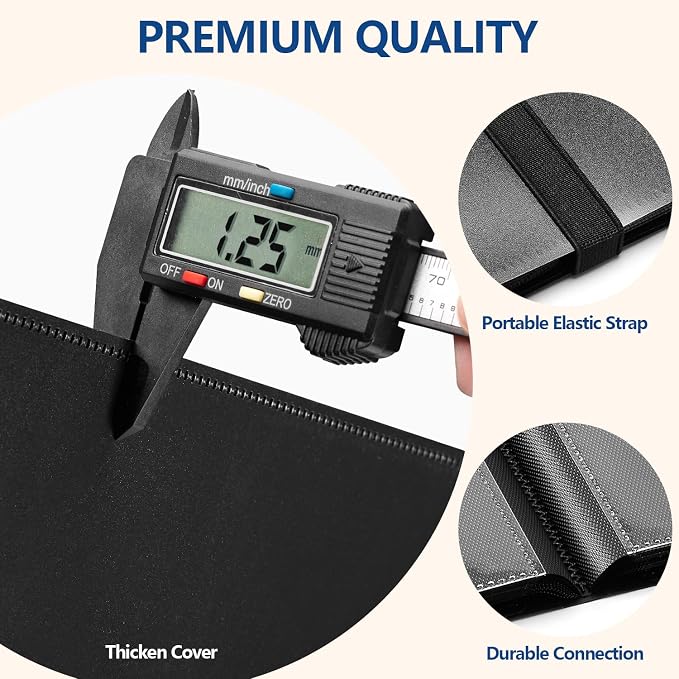Card Binder, EDUDIIU 9 Pockets Premium Trading Card Binders, Cards Collection Binder Album, Side Loading Yugioh Holder Book for Sport, Football, Baseball Collector - Black