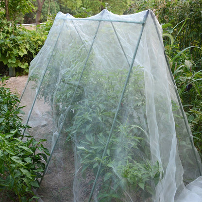 10x15Ft Garden Netting, Fine Mesh Insect Netting for Plant Protection, Mosquito Bug Bird Barrier Mesh Cover for Vegetables Fruits Flowers Raised Beds