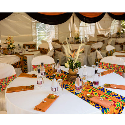 Newwiee 48 Pcs African Kente Chair Sashes Spandex African Kente Chair Covers Animal Print Elastic Chairs Sashes Bow Polyester Bands Ties Without Buckle for Animal Safari Theme Party Birthday Decor