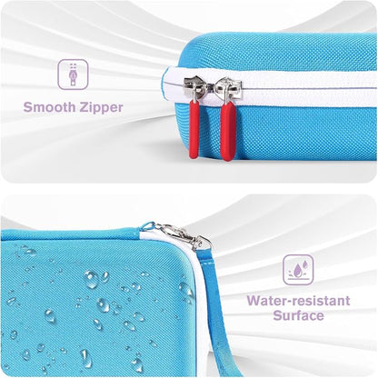 ProCase Hard Playing Card Game Carrying Case, Travel Storage Box Holds 300+ Trading Cards, Bag Holder for Classic Board Game UNO, Five Crowns，SKYJO, PlayMonster and More (Case Only) -Blue