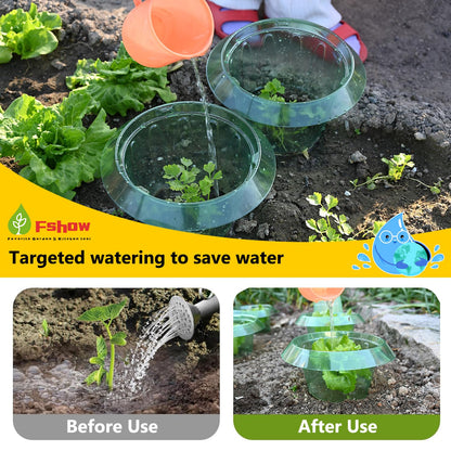 10 Pack Slug Collars for Plants,The New Snail Protection Ring, Provides Effective Protection Against Snails for Your Salad Plants and Others Plants.(Not Include Garden Cloches)