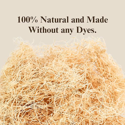 The Habitat Life - Natural Fine Cut Excelsior - for Birds, Hamsters, Gerbils, Rats & Other Small Mammals - Soft & Absorbent - Wood Fiber - Dye-Free & Safe - Small - 1 Pack