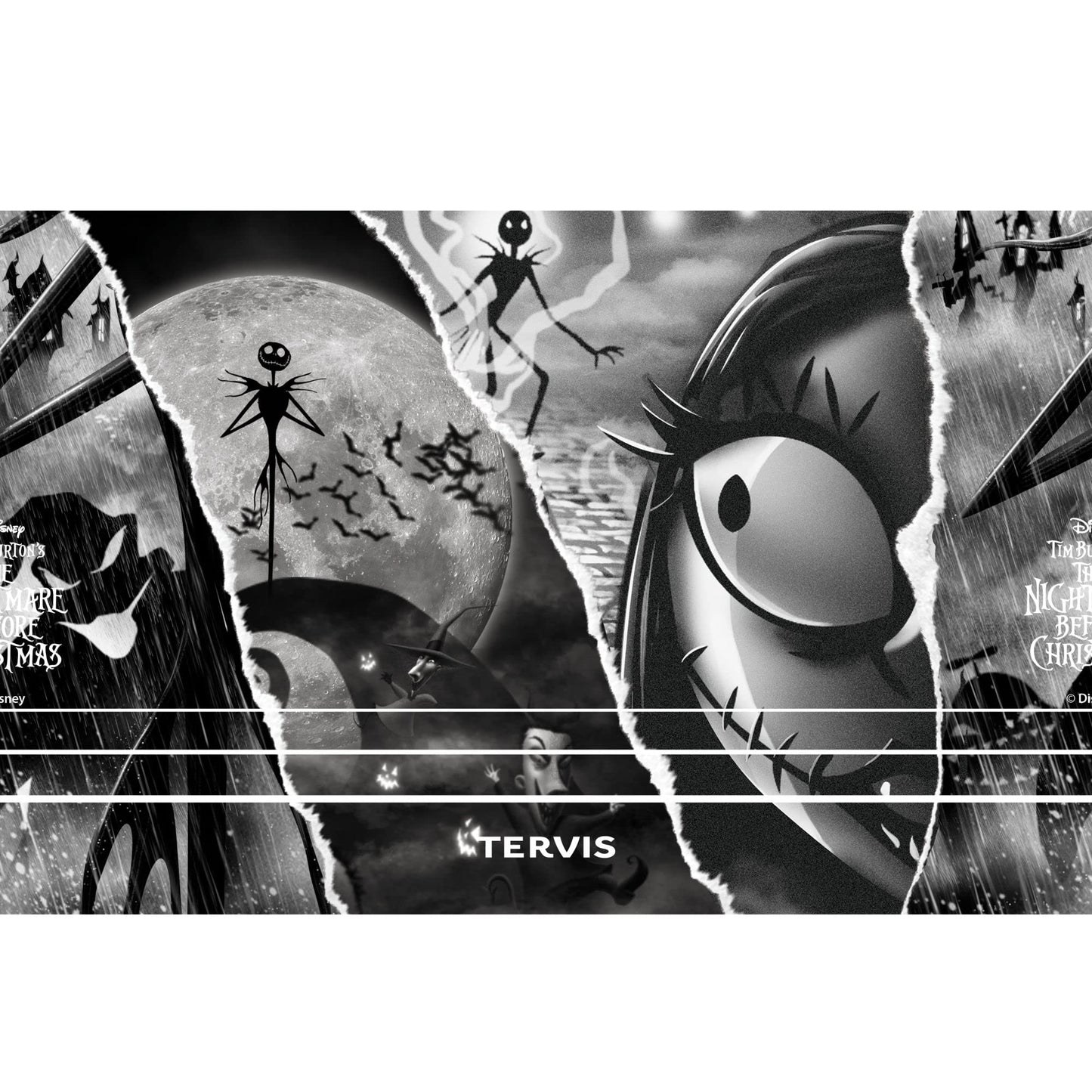 Tervis Traveler Disney - Nightmare Before Christmas Triple Walled Insulated Tumbler Travel Cup Keeps Drinks Cold & Hot, 30oz, Stainless Steel