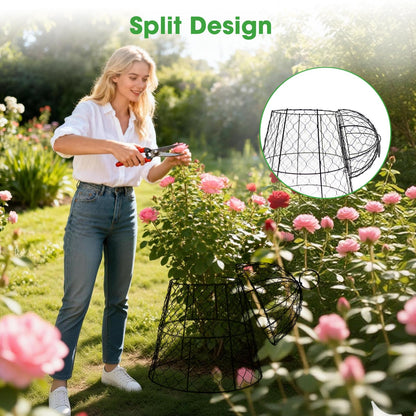 12 Pcs Garden Cloches for Plants, 17" H x 13" D Metal Chicken Wire Cloche Plant Covers Sturdy Plant Protectors Garden Netting Plant Protectors from Animals to Keep Bunnies Chicken Squirrels Birds Out