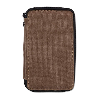Speedball Art Products 252480 48 Pencil Storage Canvas Pencil Case, Chocolate