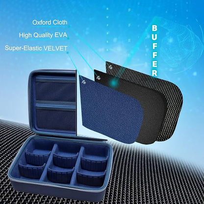 XANAD Card Game Case Fits 3000+ Cards, Fits for Baseball Sports playing card/UNO/playing card Against Humanity Card Game and All Other Card Games Expansions (Dark Blue)