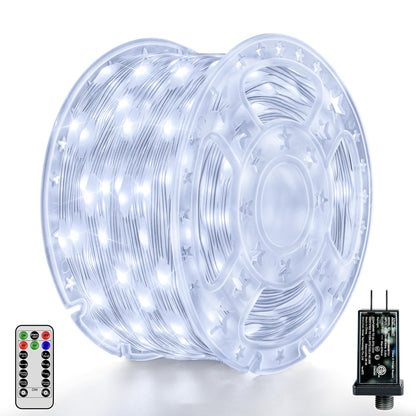 Ccinny Christmas Lights Outdoor, 1000LED 328FT Christmas Tree Lights IP67 Waterproof, Plug in Fairy Lights with Remote 8 Modes Timer, Xmas Light for Outside Indoor House Holiday Decor(Cool White)