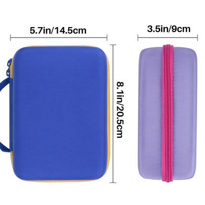 Lebakort Storage Case Compatible with LeapFrog Fridge Phonics Magnetic Letter Set (Purple+Pink Case)