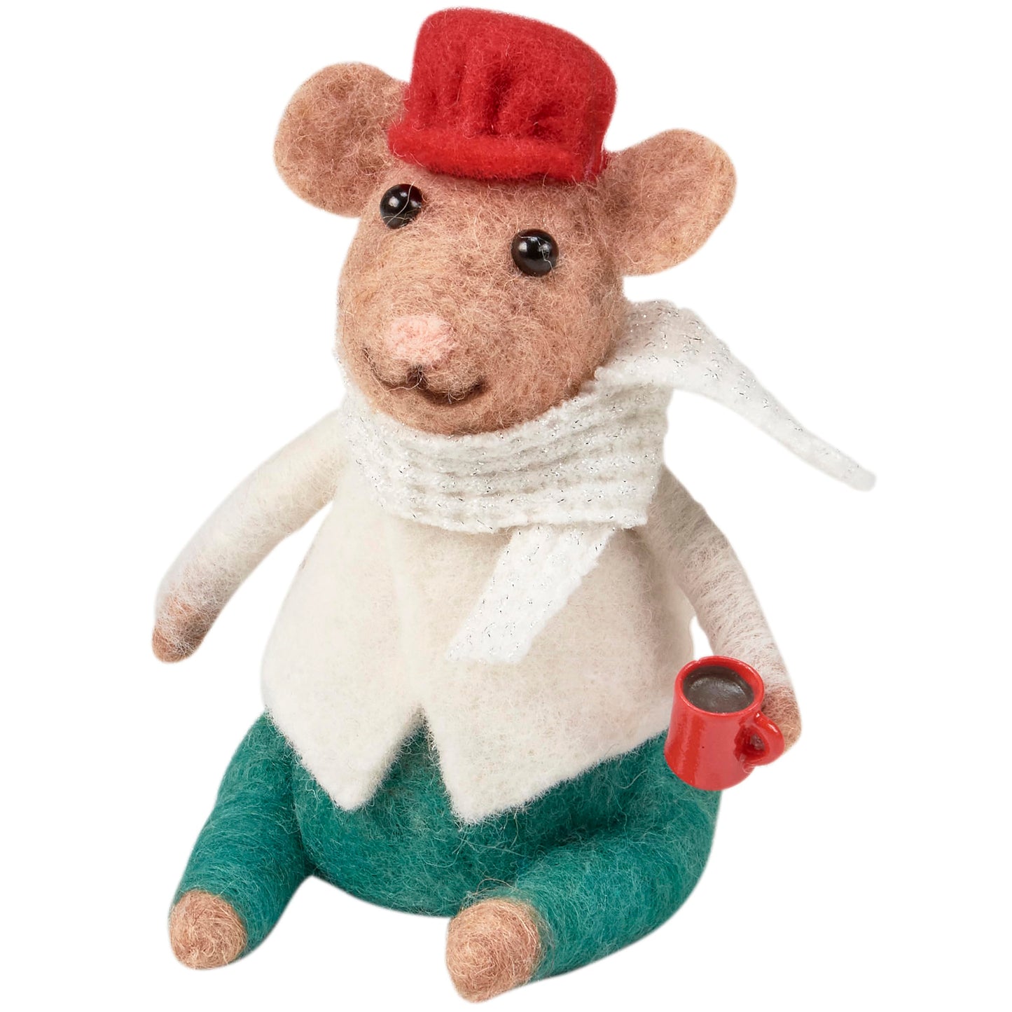 Primitives by Kathy Hot Cocoa Mouse Collectible Critter