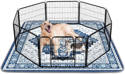 INVENHO 2PACK Washable Pee Pads for Dogs 60"x48" Reusable Dog Pads Extra Large Upgrade Non-Slip Dog Pee Pads Heavy Absorbency Puppy Pee Pads Quick Dry Whelping Pads/Waterproof Puppy Training Pad