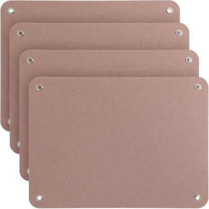 Yunsailing 4 Pieces Felt Board for Toddlers Classroom Flannel Board Stories for Preschool Homeschooling, Kids Felt Story Activity Wall Hanging Children Birthday Gifts, 11.8 x 15.75 Inch (Camel)