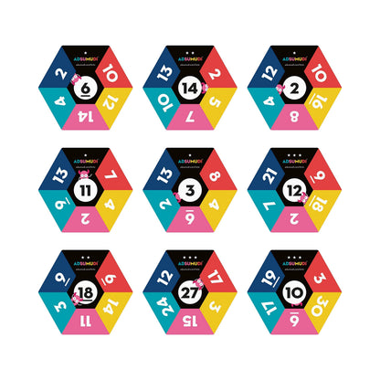 Evermade Adsumudi Math Game - The Monstrously Fun, Smart Game for Kids to Practice Multiplication, Division, Addition and Subtraction - Great for Kids Ages 8-12