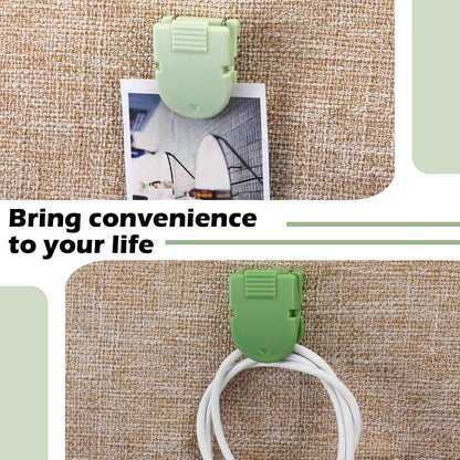 Feifeiya 15 Pcs Cubicle Clips Fabric Panel Cubicle Accessories Fabric Partition Panel Wall Clip Office Photos Wall for Notes Memos Standard Size, 40-Sheet Capacity (Sage Green)