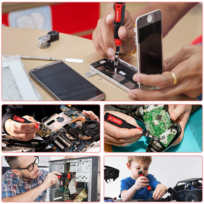SHARDEN 191 in 1 Electronics Precision Screwdriver Set, Magnetic Driver Kit, with 164 Bits,Flexible Shaft, for iPhone, MacBook, Computer, Laptop, PC, Tablet, PS4, Xbox, Nintendo, Game Console