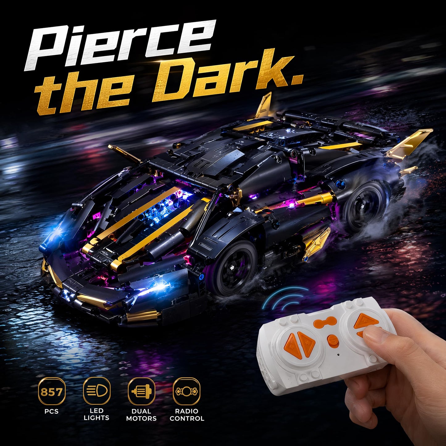 AoreSpty Remote Control Car DIY Kit, STEM Toys for 12 Year Old Boy Gifts, RC Cars for Adults with App Control, Educational Science Kits for Kids Age 12-14