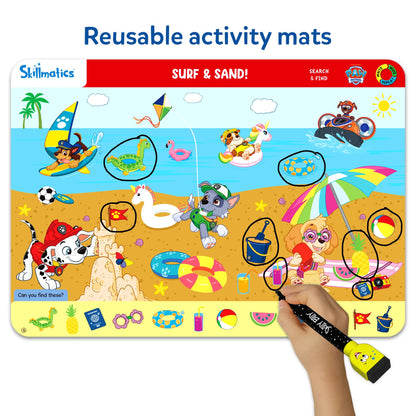 Skillmatics Search and Find PAW Patrol Educational Game - Reusable Preschool Learning Activities, Perfect for Toddlers & Kids Who Love Toys, Art & Crafts, Gifts for Boys & Girls Ages 3, 4, 5, 6